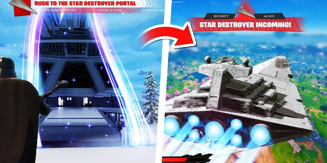 Fortnite’s Star Destroyer Mythic Arrives Ahead of Death Star Finale