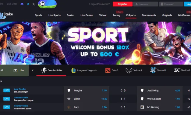 MyStake Review: All-in-One Betting Platform for Sports, Casino, and Esports