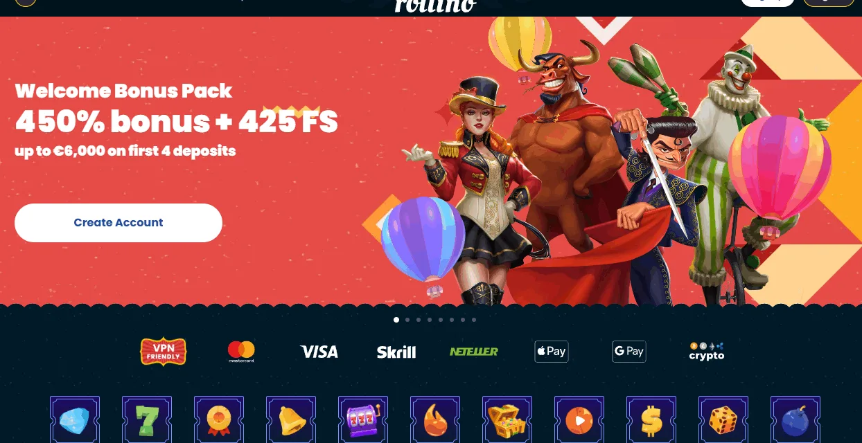 Rollino Review: Guide to Bonuses, Esports Betting, Payments, and Safety Features