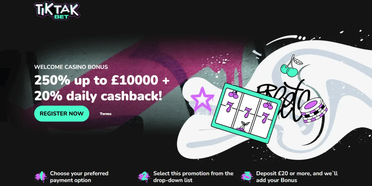 TikTak Bet Review: Feature-Packed Casino & Sportsbook Platform