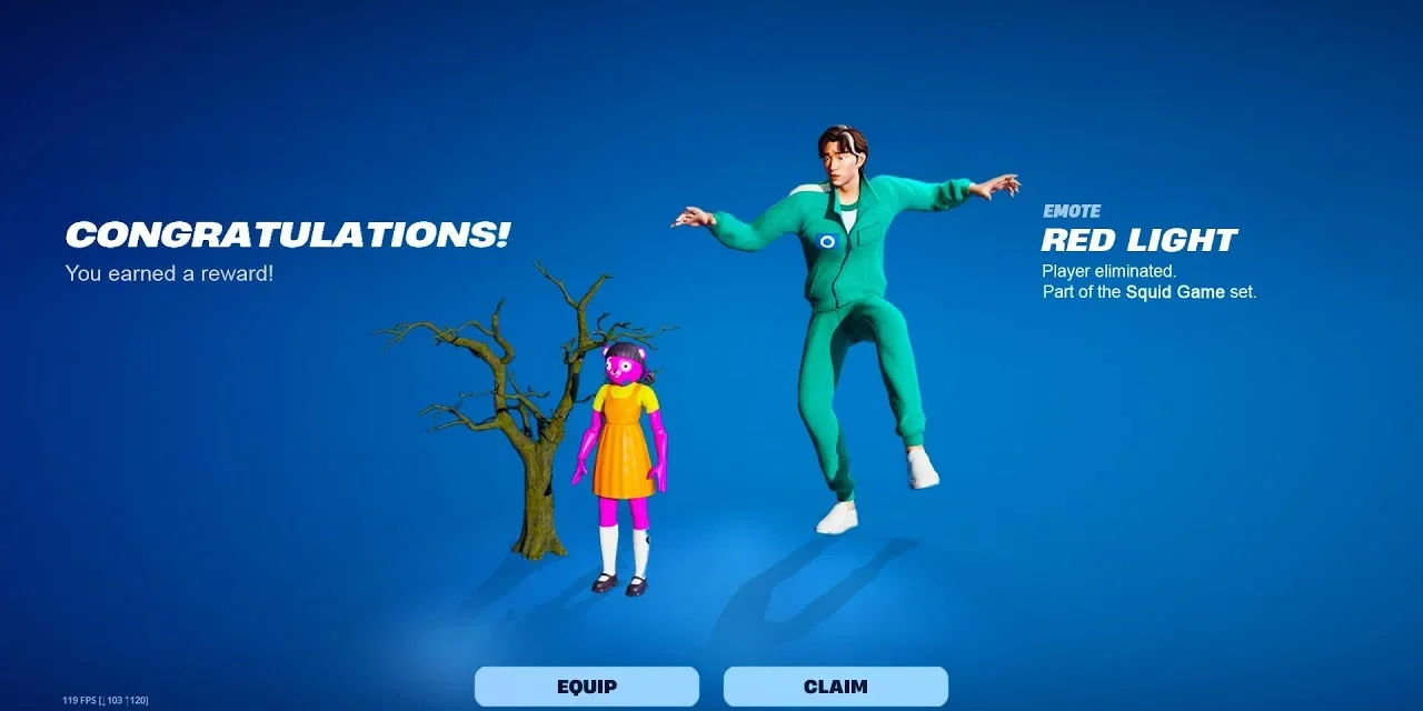 Fortnite Squid Game Collab Adds Free Emote and More